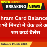 E Shram Card Balance 